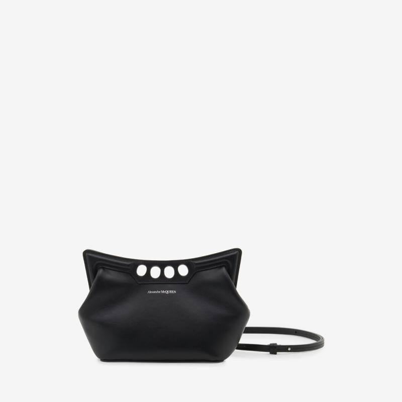 Alexander McQueen Women's Blue The Peak Bag Mini (Calf Leather)